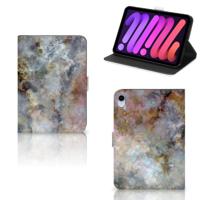 iPad Mini 6 (2021) Leuk Tablet hoesje Marmer Grijs
