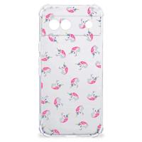 Doorzichtige Silicone Hoesje voor Google Pixel 8A Unicorns