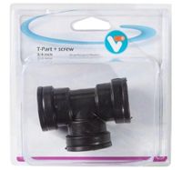 T-part met screw 3/4 Inch vijveraccesoires - VT