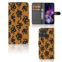 Telefoonhoesje | Met pasjeshouder | voor Motorola Moto G54 Snakes