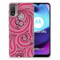 Motorola Moto E20 | E40 | Hoesje maken | Swirl Pink