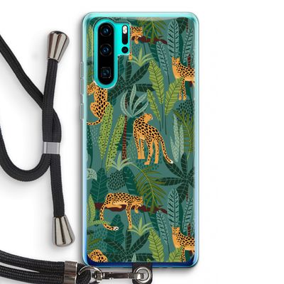 Luipaard 2: Huawei P30 Pro Transparant Hoesje met koord