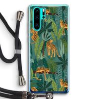 Luipaard 2: Huawei P30 Pro Transparant Hoesje met koord
