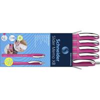 Schneider Schreibgeräte 5 stuk(s) Etui 4x Memo + 1x Rave power pink 150265 Balpen Kleur inkt: Blauw N/A Schneider Schreibgeräte 5 stuk(s) Etui 4x Memo + 1x Rave power pink 150265 Balpen Kleur inkt: Blauw N/A