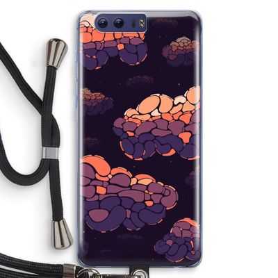 Patroon Wolken: Honor 9 Transparant Hoesje met koord