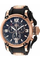 Horlogeband Invicta 12434 Silicoon Zwart 26mm