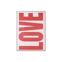 Canvas Home ESPRIT Love polyestyreen Canvas 103 x 4,5 x 143 cm 103 x 4 x 143 cm