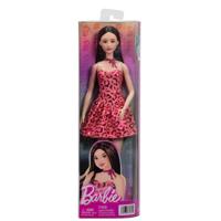 Barbie Fashionistas Pop met Roze Jurk en Luipaardprint