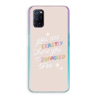Right Place: Oppo A72 Transparant Hoesje