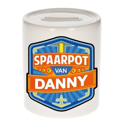 Kinder spaarpot met naam - Danny - keramiek - met dop - wit - Sparen - Spaargeld van Danny Kinder spaarpot met naam - Danny - keramiek - met dop - wit - Sparen - Spaargeld van Danny