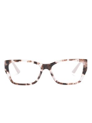 Prada Eyewear lunettes de vue à monture carrée - Rose
