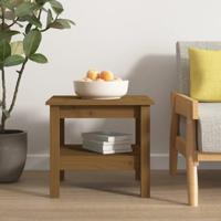 Salontafel 45x45x40 cm massief grenenhout honingbruin