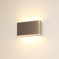 Wandlamp Artdelight BOX 2 Lichts LED 2700K Dimbaar Aluminium