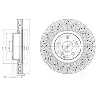 Delphi Diesel Remschijf BG9093C - thumbnail