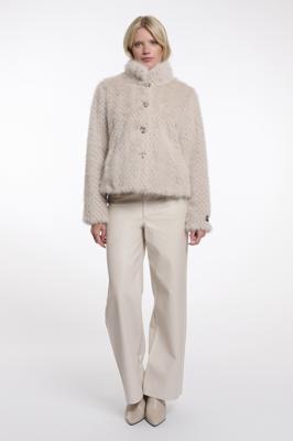 Rino - Pelle Single Breasted Jacket Vie.7032514 Jackets 10989 Birch Dessin