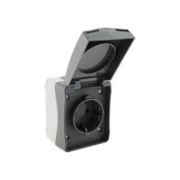 Buitenstopcontact opbouw IP54 spatwaterdicht Buitenstopcontact opbouw IP54 spatwaterdicht