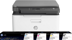 HP Color Laser MFP 178nw  + 1 extra set toners