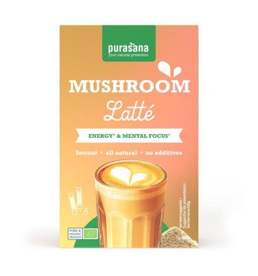 Instant mushroom latte 6x10g bio