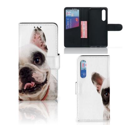 Xiaomi Mi 9 SE | Telefoonhoesje | Met pasjeshouder | Franse Bulldog