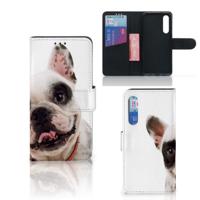 Xiaomi Mi 9 SE | Telefoonhoesje | Met pasjeshouder | Franse Bulldog