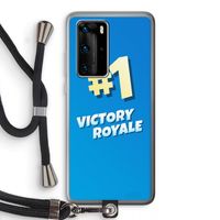 Victory Royale: Huawei P40 Pro Transparant Hoesje met koord