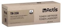 Actis Toner cartridge TH-35A (vervanging HP 35A CB435A, Canon CRG-712; Standaard; 1500 pagina's; zwart)