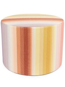 Missoni Home pouffe Oceania à rayures - Rose