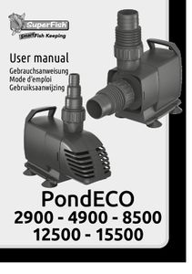 Superfish Pond Eco 12500 Rotor - Duurzaam & Eenvoudige Installatie Vijverpomponderdeel