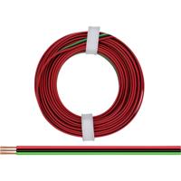 Donau Elektronik 318-014 Draad 3 x 0.14 mm² Rood, Groen, Zwart 5 m