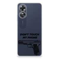 OPPO A17 Silicone-hoesje Pistol DTMP - thumbnail