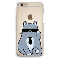 Cool cat: iPhone 6 / 6S Transparant Hoesje