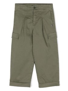 DONDUP KIDS pantalon en coton à coupe droite - Vert