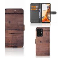 Xiaomi 11T | 11T Pro | Book Style Case | Old Wood