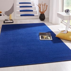Laagpolig Vloerkleed cy - 133x195 cm - Blauw Modern Vloerkleed - 123vloerkleed.nl is de online webshop voor vloerkleden en woonaccessoires.