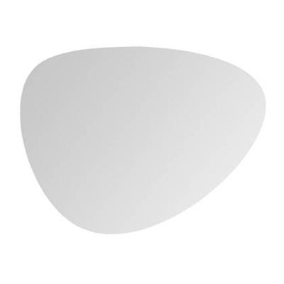 Badkamerspiegel Asymmetrisch - Organisch met Verlichting - 80 x 55 cm
