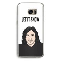 Let It Snow: Samsung Galaxy S7 Edge Transparant Hoesje