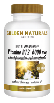 Golden Naturals Vitamine B12 6000 mcg