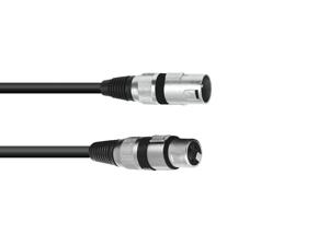 Omnitronic 3022050N audio kabel 5 m XLR (3-pin) Zwart