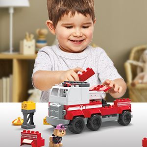 Mega Bloks Junior Builders Marshall Fire Truck
