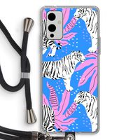 Tijger: OnePlus 9 Transparant Hoesje met koord