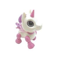 Power Unicorn Mini - Roboteenhoorn met licht- en geluidseffecten, handmatige klikbediening, herhalen