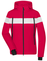 James & Nicholson JN1173 Ladies´ Wintersport Jacket - /Light-Red/White/Black - XL - thumbnail