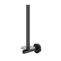 IVY Reserverolhouder Wandmodel voor 2 Rollen - Zwart Chroom PVD