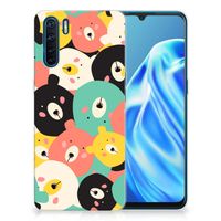 OPPO A91 Telefoonhoesje met Naam Bears - thumbnail