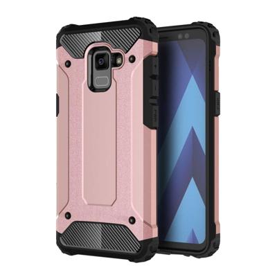 Voor Galaxy A7 (2018) / A750 Magic Armor TPU + PC Combination Case (Rose Gold)