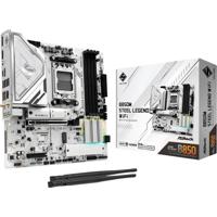 ASRock B850M Steel Legend Moederbord Socket AMD AM5 Vormfactor Micro-ATX Moederbord chipset AMD® B850