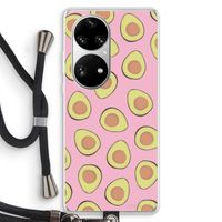 Dancing avocados: Huawei P50 Pro Transparant Hoesje met koord
