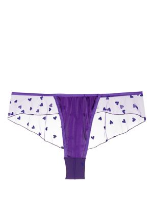 LE PETIT TROU Doorzichtige slip - Paars
