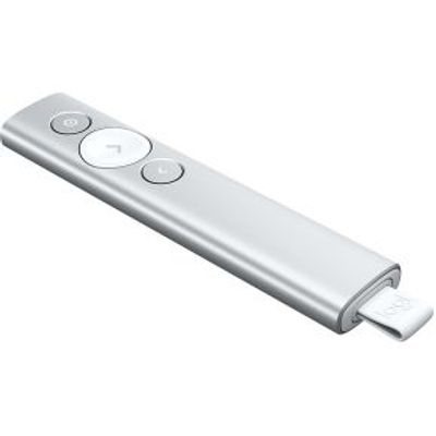 Logitech Spotlight Draadloze presenter Bluetooth/RF Zilver