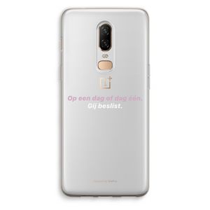 gij beslist: OnePlus 6 Transparant Hoesje